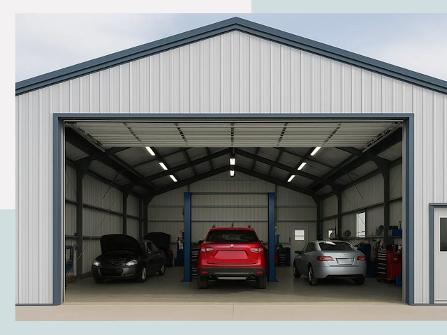 Ангары из сэндвич панелей от 642 руб. в Кисловодск