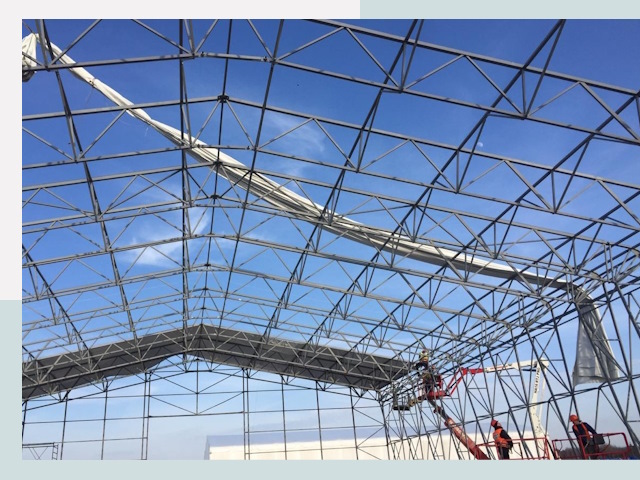 Шатровые ангары от 642 руб. в Кисловодске и Ставропольском крае